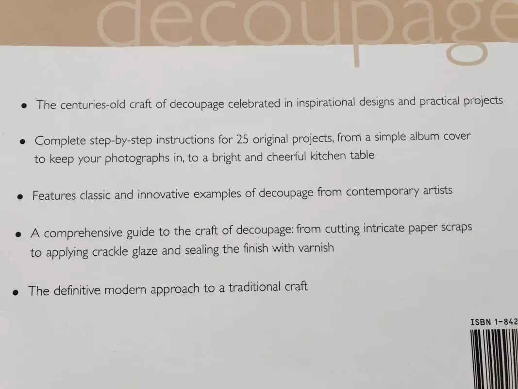 Decoupage. The art of decorating with paper in over 25 beautiful projects - Maggie Pryce, knyga 6