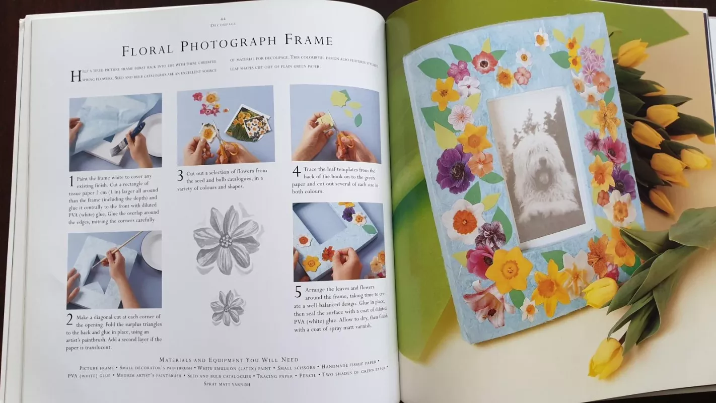 Decoupage. The art of decorating with paper in over 25 beautiful projects - Maggie Pryce, knyga 3