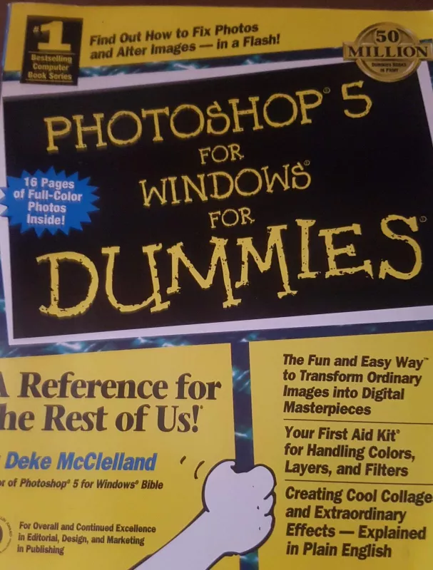Photoshop 5 for windows for dummies - Dekas Maklelandas, knyga