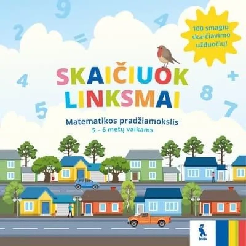 Skaičiuok linksmai Matematikos pradžiamokslis 5-6 metų vaikams - Andželika Žilinskienė, Ingrida Norkaitienė, knyga