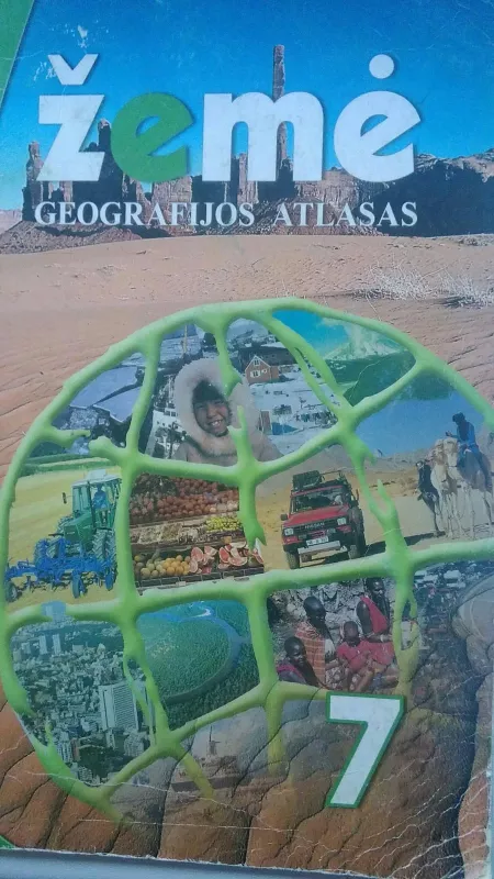 Žemė. Geografijos atlasas 7 klasei - Mindaugas Baltrušaitis, knyga