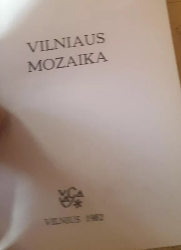 Vilniaus mozaika - Autorių Kolektyvas, knyga 4