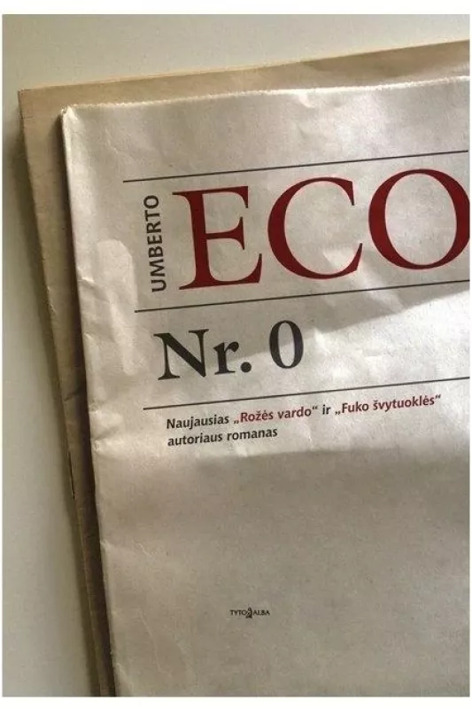Nr. 0 - Umberto Eco, knyga