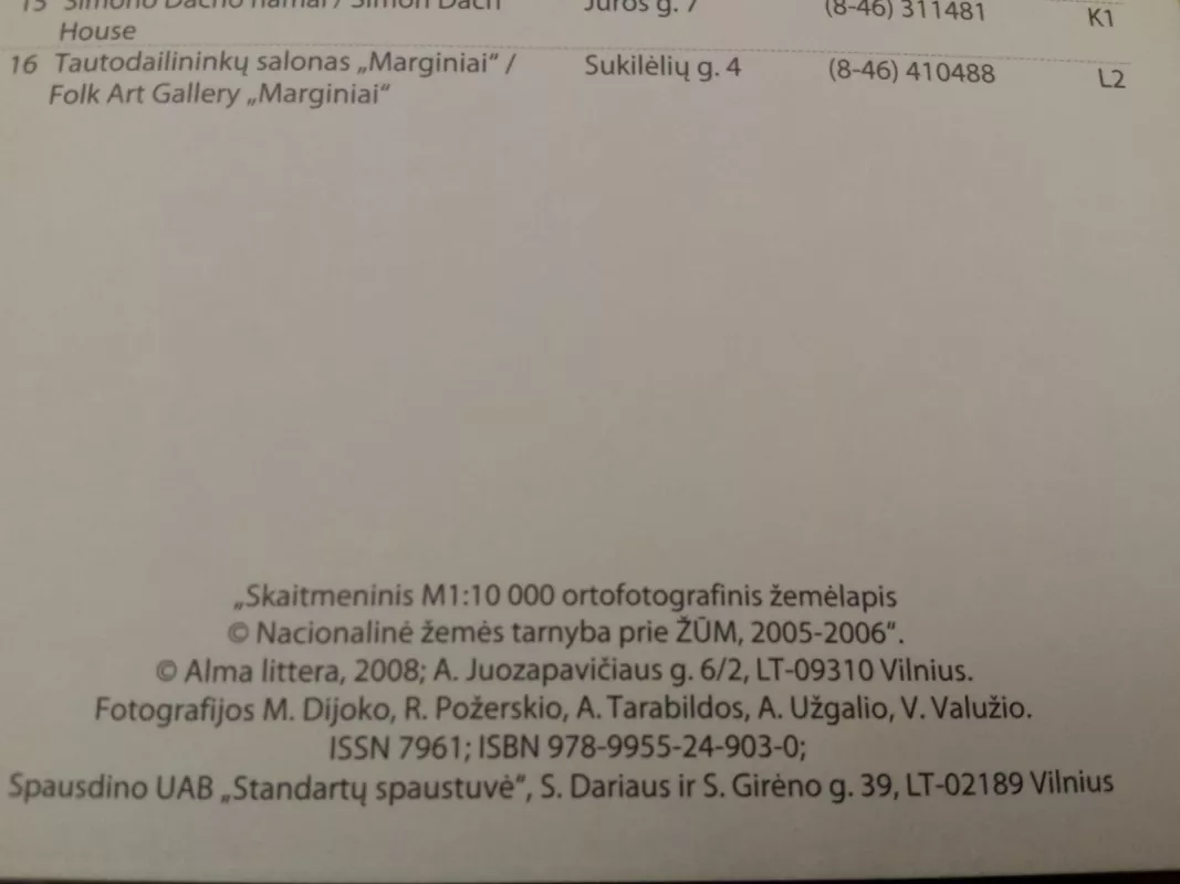 Ortofotografinis žemėlapis Klaipėda - Autorių Kolektyvas, knyga 5