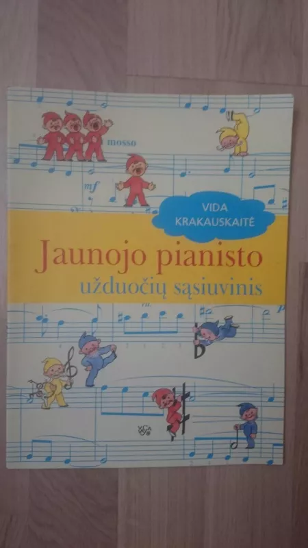 Jaunojo pianisto užduočių sąsiuvinis - Vida Krakauskaitė, knyga