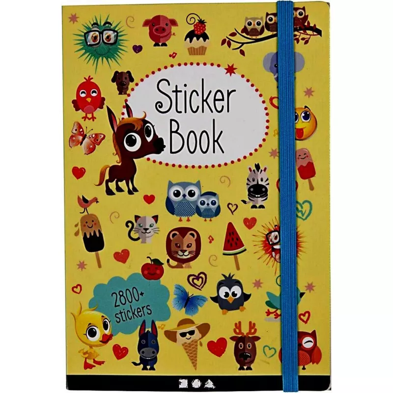 Lipdukų knygutė "Sticker book" (2800vnt.), 3+ - Autorių Kolektyvas, knyga 6