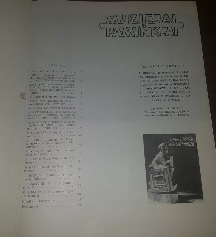 Muziejai ir paminklai, 1980 m., Nr. 2 - Autorių Kolektyvas, knyga 2