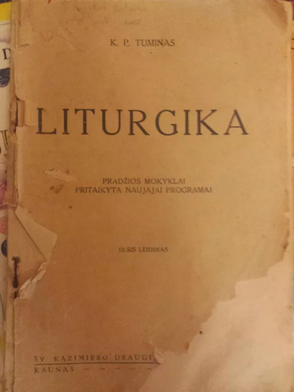 Liturgika - K. P. Tuminas, knyga 3