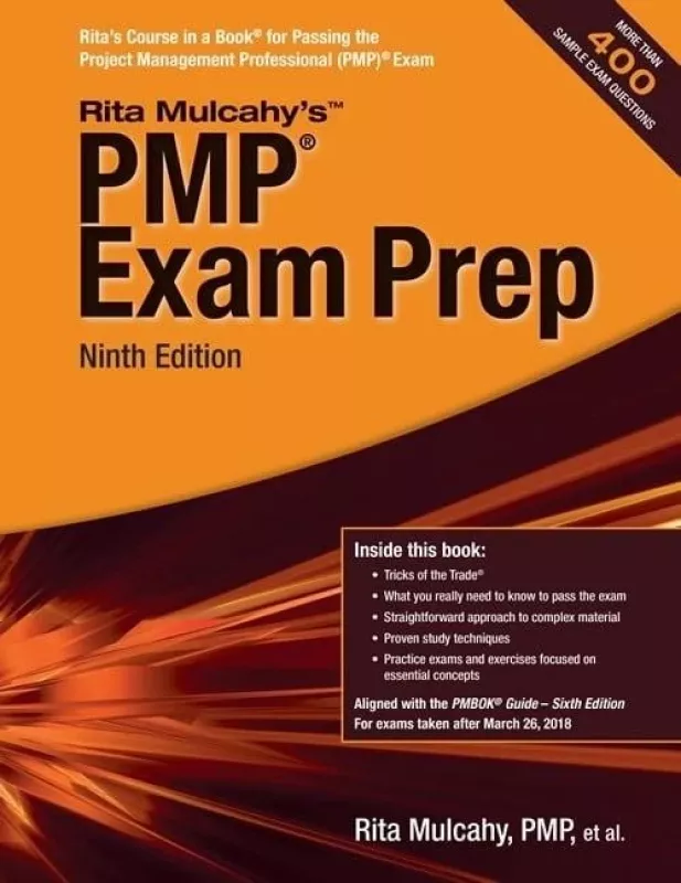 PMP Exam Prep Ninth Edition - Rita Mulcahy, knyga