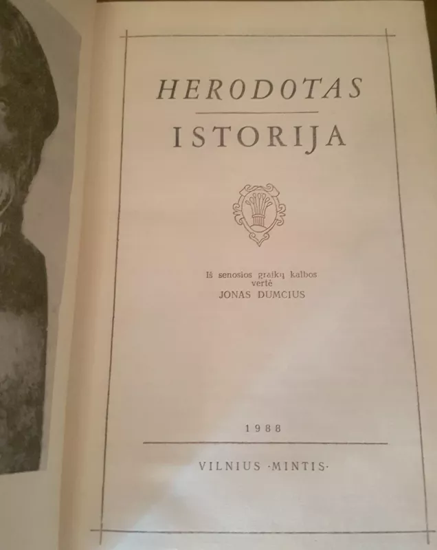 Herodotas: Istorija - Jonas Dumčius, knyga 3