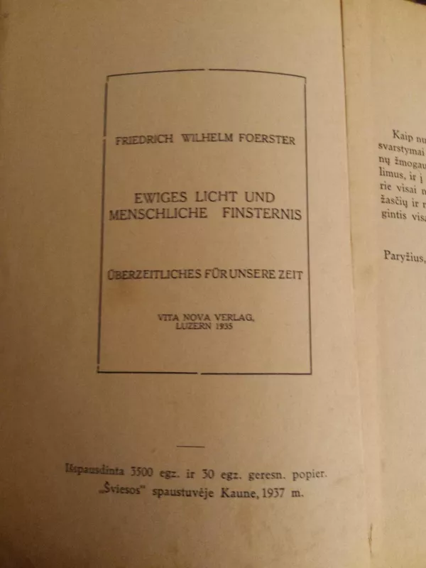 Amžinoji šviesa ir žmonių tamsybės - Autorių Kolektyvas, knyga 3