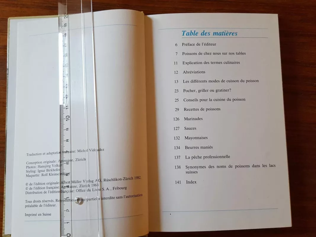 Poissons suisses et cuisine moderne - W.E. Imhof, M.  Vidoudez, knyga 3