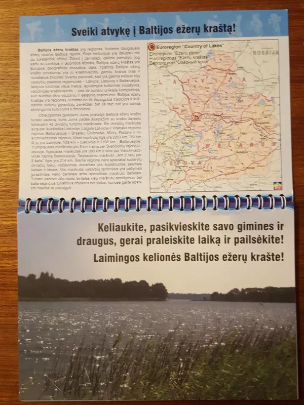 Įspūdingas dviračių takų tinklas Baltijos ežerų krašte - Autorių Kolektyvas, knyga 6