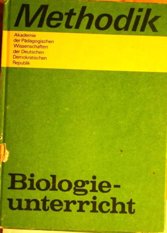 Methodik Biologieunterricht - Gerhard Dietrich, knyga