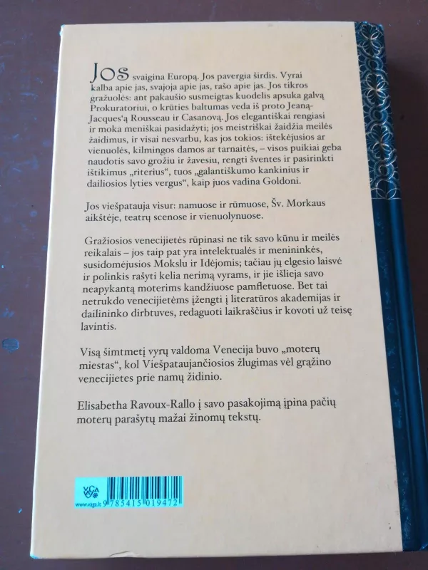 Moteris Kazanovos laikais - Elisabeth Ravoux-Rallo, knyga
