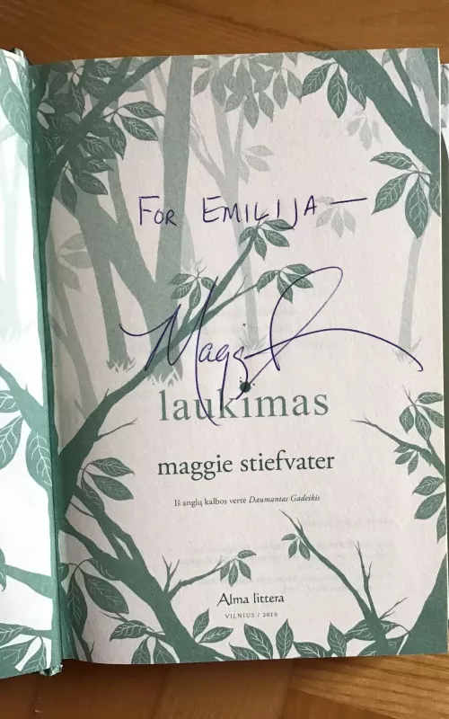 Laukimas - Maggie Stiefvater, knyga