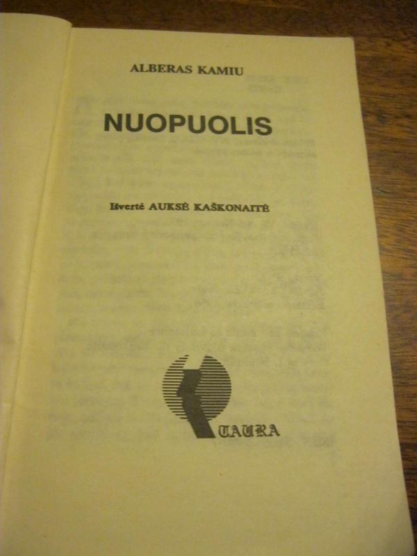 Nuopuolis - Albert Camus, knyga 4