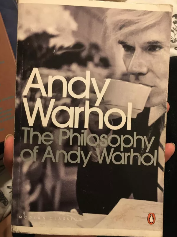The philosophy of Andy Warhol - andy warhol, knyga