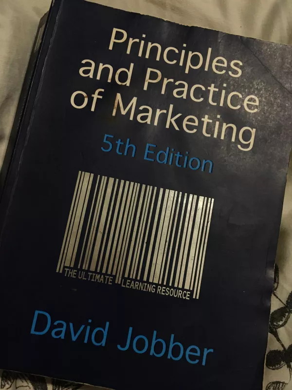 Principles and practice of Marketing - David Jobber, knyga