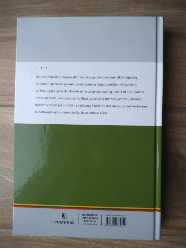 Lietuvos krašto apsaugos sistemos atkūrimas 1989–1993 metais - Jonas Užurka, knyga 4