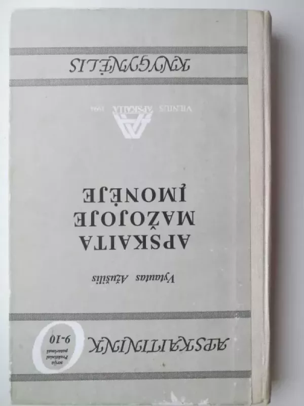 Apskaita mažoje įmonėje - Vytautas Ažušilis, knyga 3