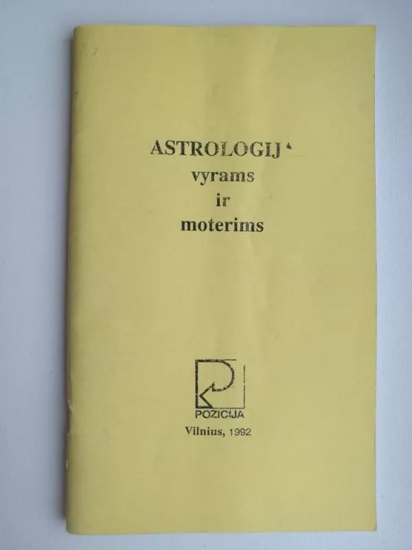 astrologija vyrams ir moterims - Autorių Kolektyvas, knyga