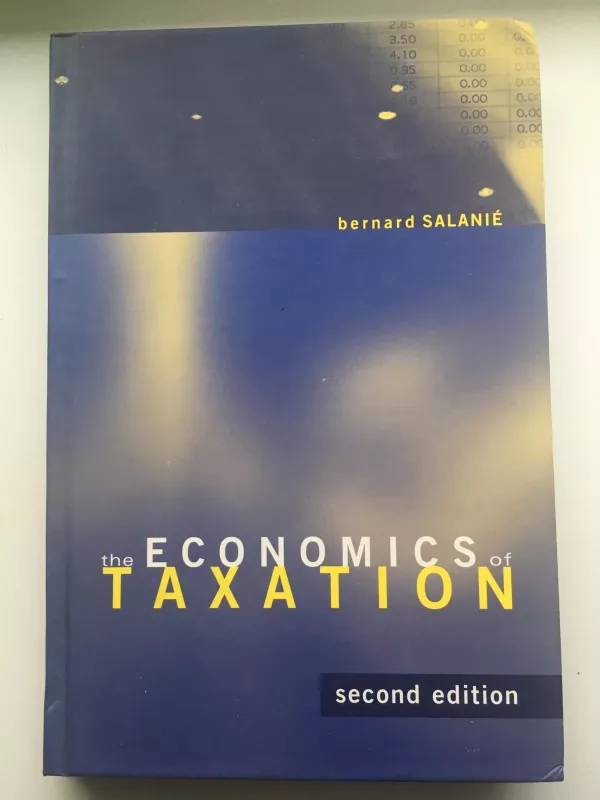 The economics of taxation - Bernard Salanie, knyga
