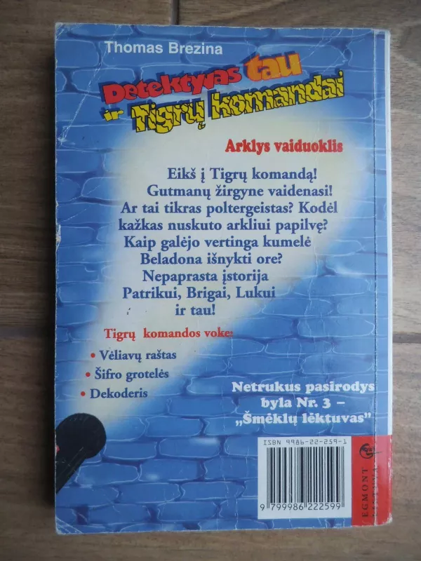 Detektyvas tau ir Tigrų komandai. Arklys vaiduoklis - Thomas Brezina, knyga 2
