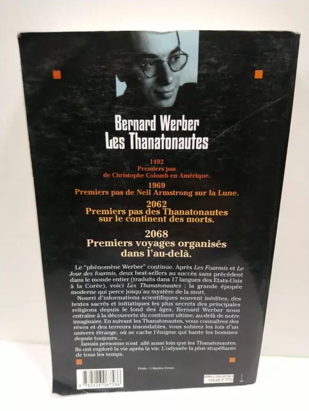 Les Thanatonautes - Bernard Werber, knyga