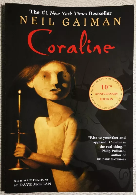 Coraline - Neil Gaiman, knyga
