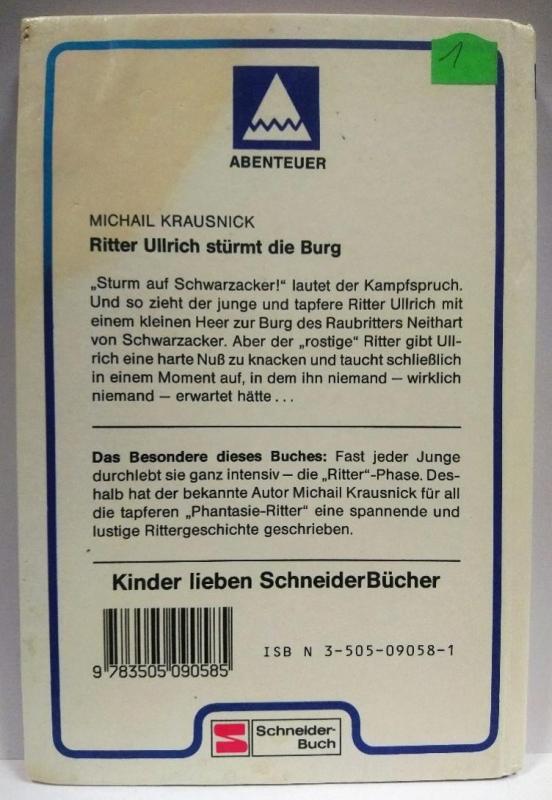 Ritter Ullrich stürmt die Burg - Michail Krausnick, knyga 3