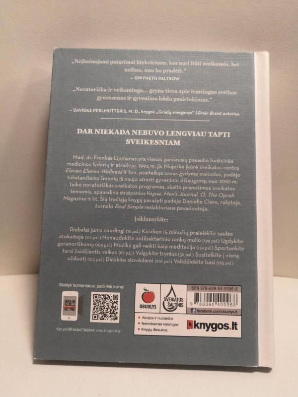 Naujosios sveikatos taisyklės - Frank Lipman Danielle Claro, knyga 3