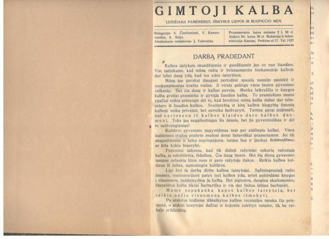 Gimtoji kalba (1933–1940 m. komplektas; 2 įrištos knygos) - Autorių Kolektyvas, knyga 5