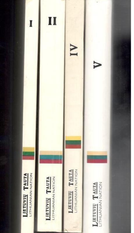 Lietuvių tauta (I, II, IV, V tomai) - Autorių Kolektyvas, knyga 6
