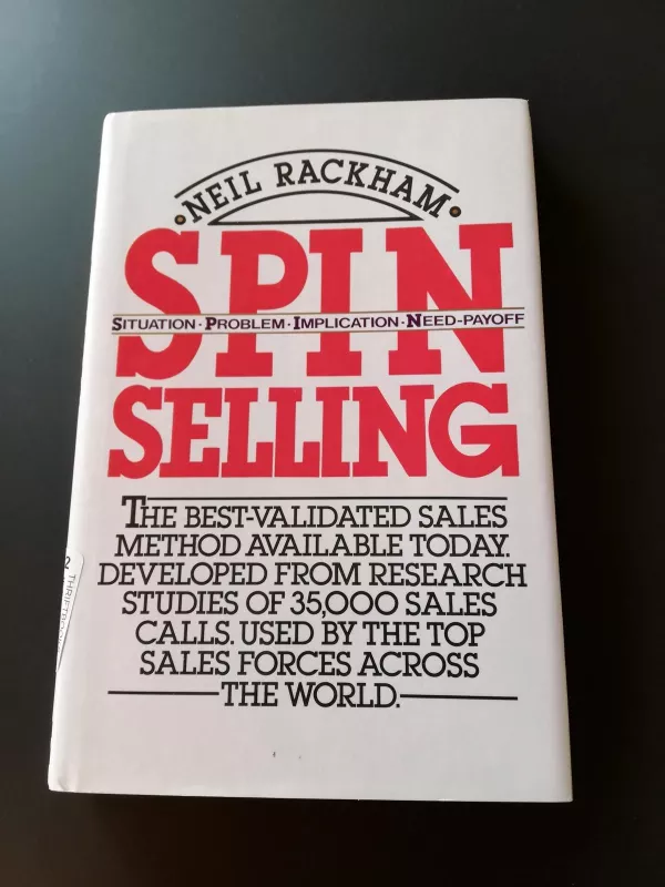 SPIN Selling - Neil Rackham, knyga