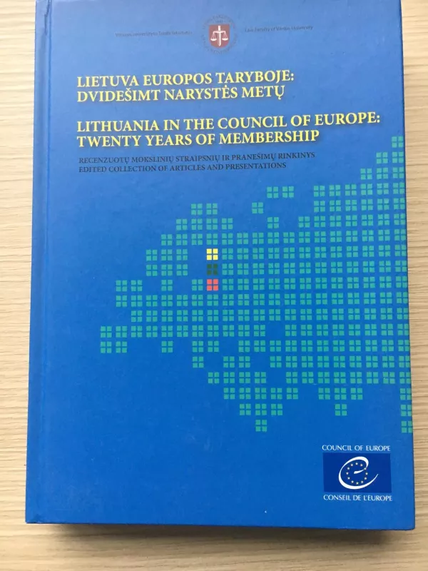 Lietuva europos taryboje: dvidešimt narystės metų - Autorių Kolektyvas, knyga