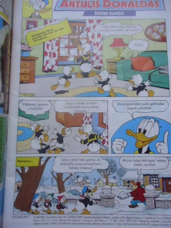 Donaldas ir kiti, 2009 m., Nr. 1 (326) - Walt Disney, knyga