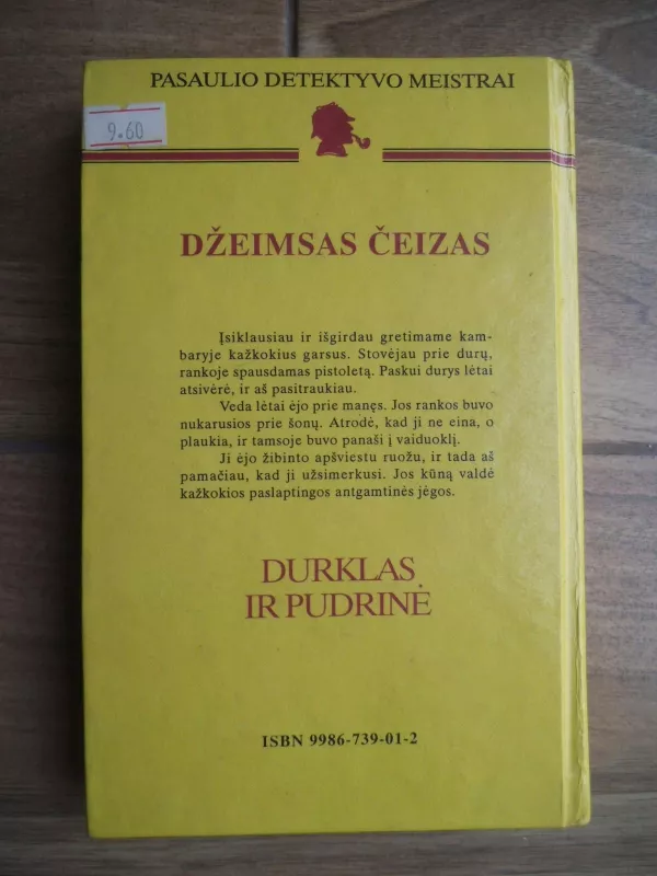 Teiskime patys. Durklas ir pudrine - Džeimsas Čeizas, knyga 2