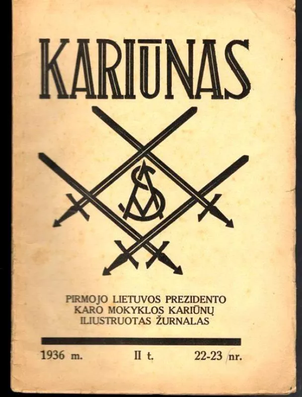Kariūnas 1936 nr. 22–23 - Autorių Kolektyvas, knyga