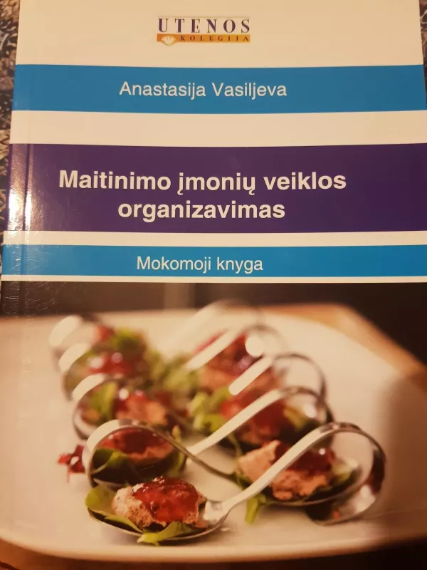 maitinimo įmonių veiklos organizavimas - Anastasija Vasiljeva, knyga
