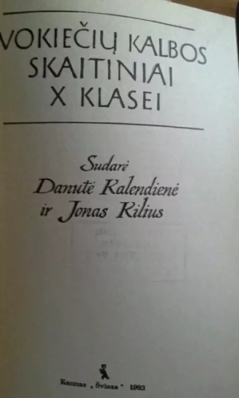 Lesebuch Klasse 10 - Autorių Kolektyvas, knyga