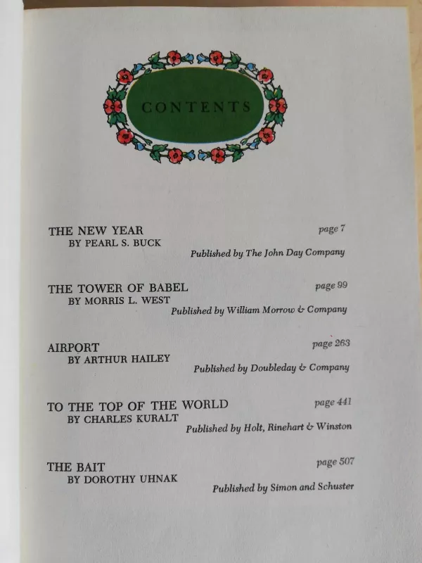 Reader's Digest Condensed Books, volume 2.The New Year.The Tower of Babel.Airport.To the Top of the World.The Baitų. - Autorių Kolektyvas, knyga 2