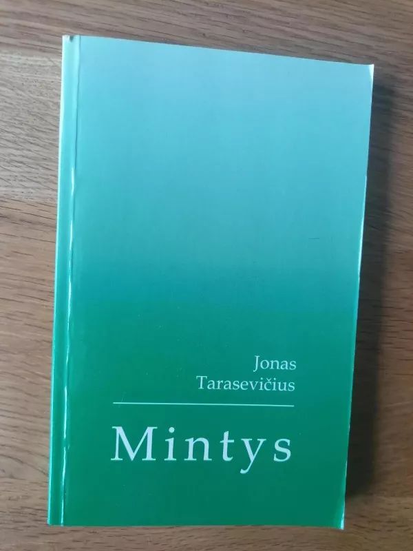Mintys - Jonas Tarasevičius, knyga