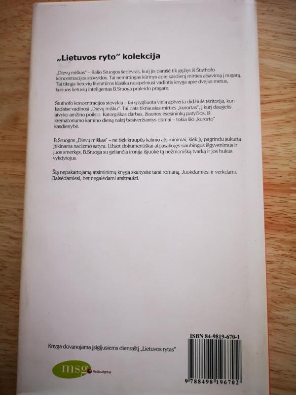 Dievų miškas - Balys Sruoga, knyga 2