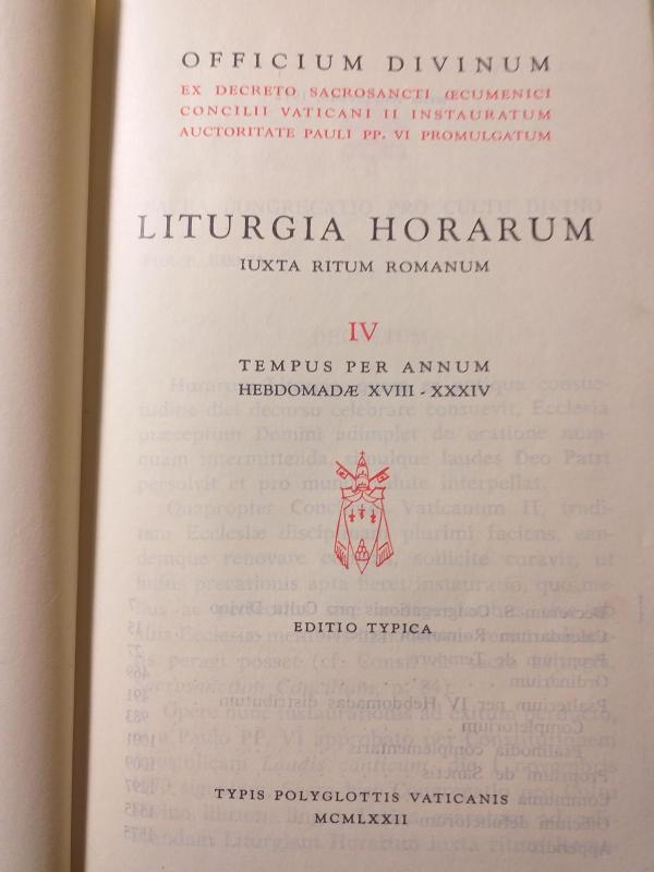 Liturgia Horarum iuxta Ritum Romanum - Autorių Kolektyvas, knyga 3