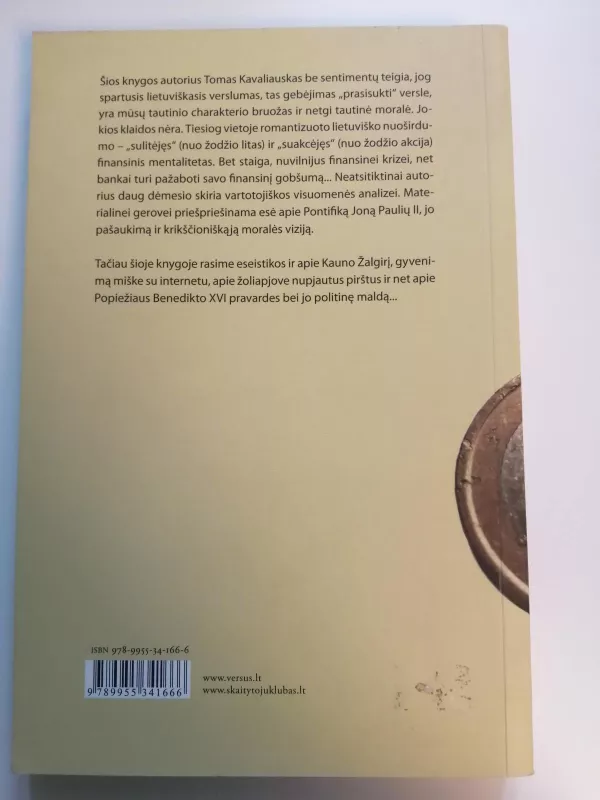 Verslas, krikščionybė ir vartotojiška visuomenė - Tomas Kavaliauskas, knyga 3