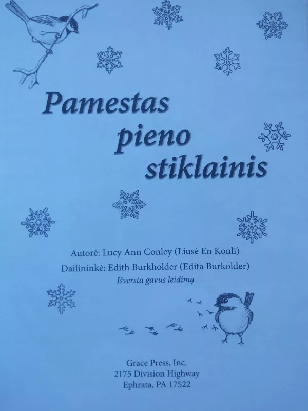 Pamestas pieno stiklainis - Lucy Conley, knyga 2