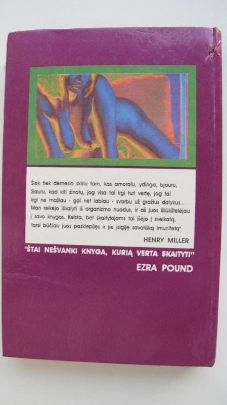 Ožiaragio atogrąža - Henry Miller, knyga 3