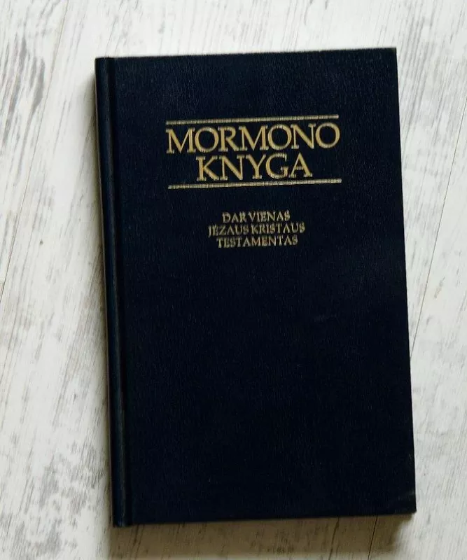 Mormono knyga - M. Mormonas, knyga
