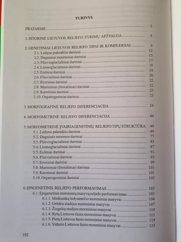 Lietuvos reljefas: morfologiniai ir morfometriniai aspektai - Česnulevičius Algimantas, knyga 3